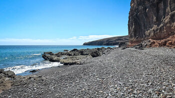 Felszungen an der Playa de los Dises