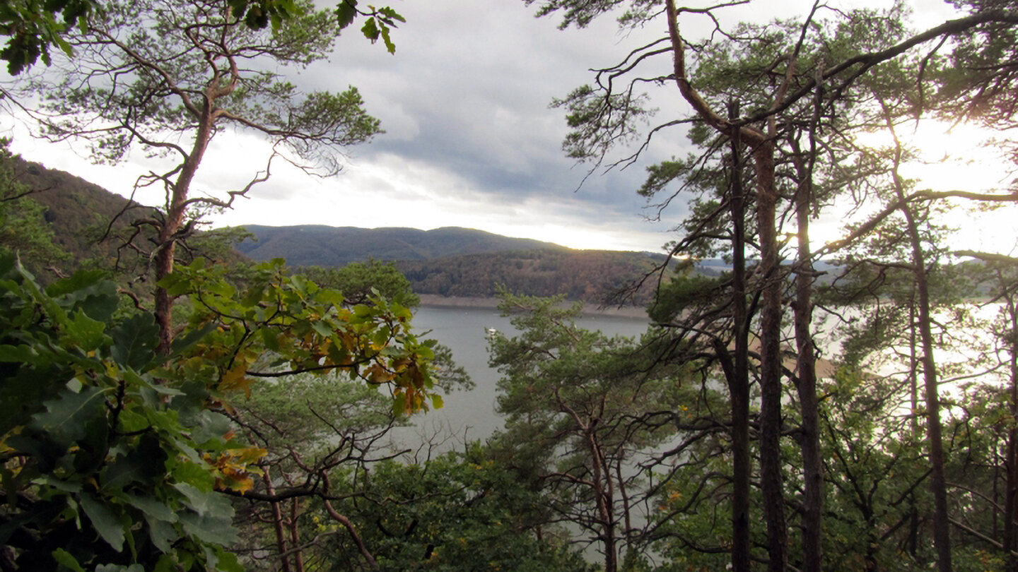 Blick über den Edersee Blick über den Edersee