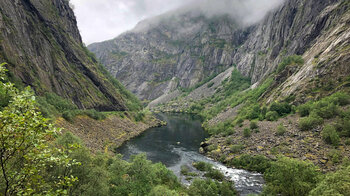 Fluss Bjoreio im Måbødalen