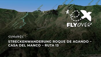 Im Herzen der Felsnadeln Gomeras: Ruta 13 zum Roque de Agando im 3D-Flyover