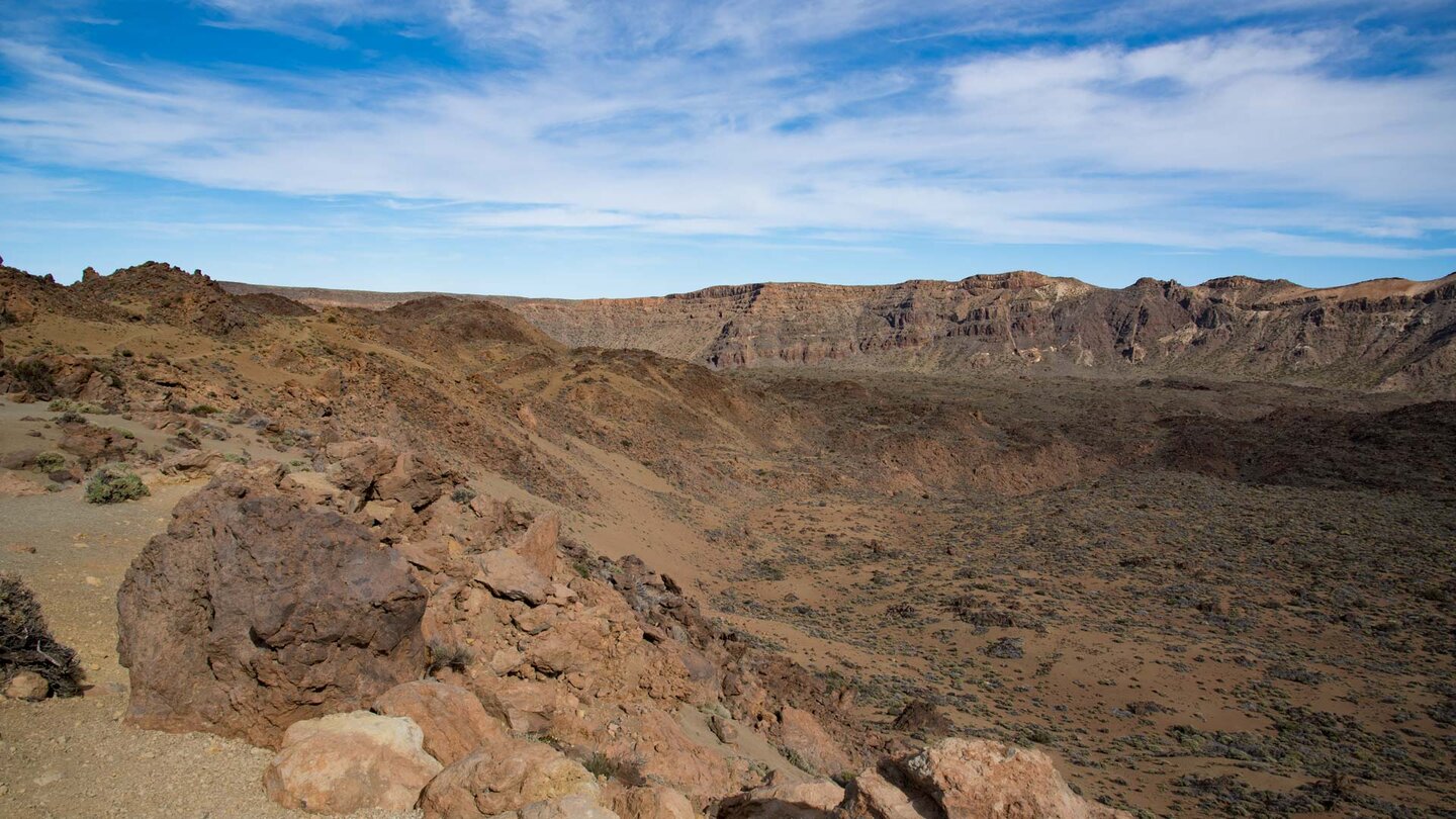 Ausblick über Los Valles auf Wanderung 30