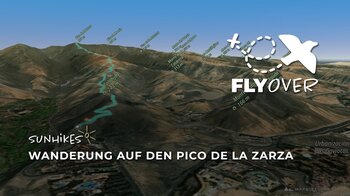 Fuerteventuras Dach bezwingen: Der Weg zum Gipfel des Pico de la Zarza im 3D-Flyover
