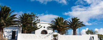 der Eingangsbereich der Wallfahrtskapelle an dem Mirador Ermita de las Nieves