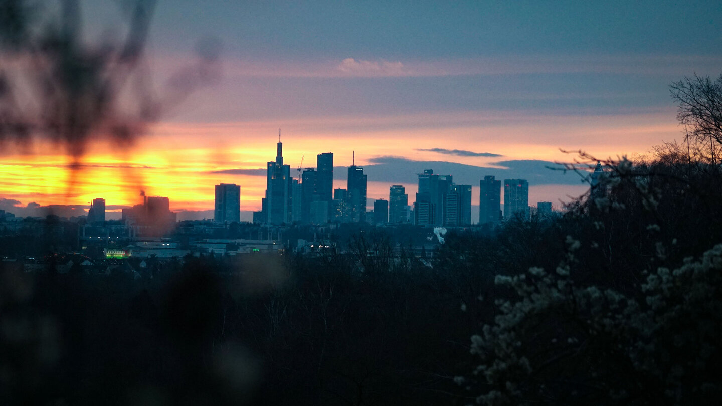 Blick vom Naturschutzgebiet Berger Hang