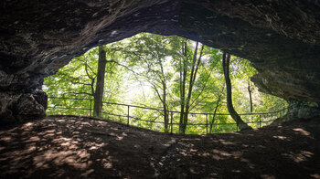 Blick aus der Drachenhöhle.