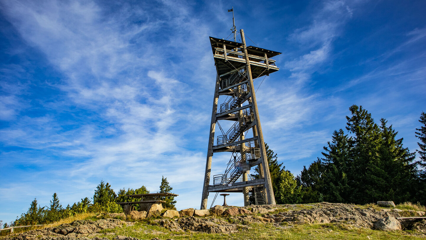 der Eugen-Keidel-Turm auf dem Schauinsland im Schwarzwald Eugen-Keidel-Turm auf dem Schauinsland