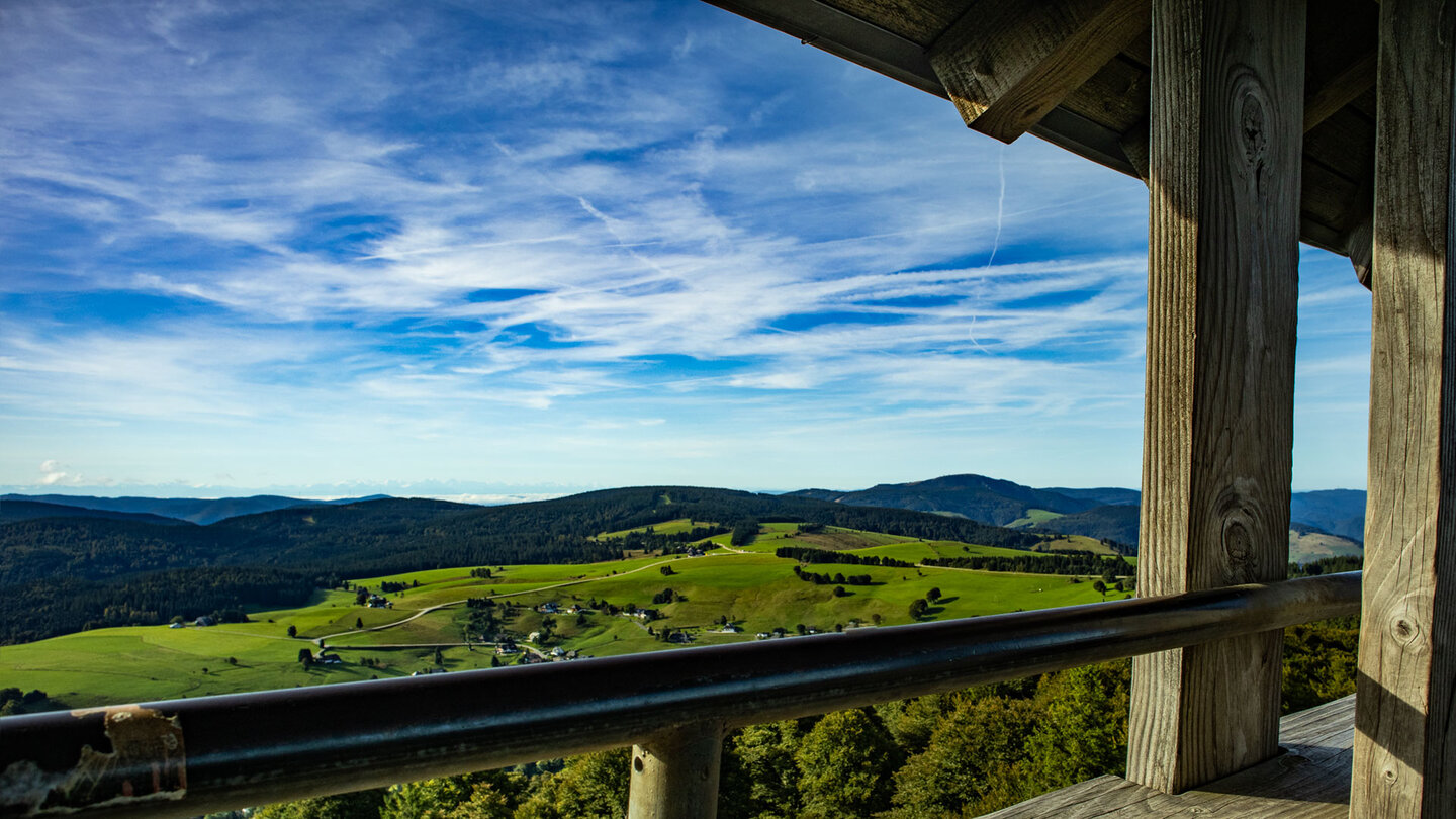 Schwarzwaldpanorama vom Schauinslandturm Schwarzwaldpanorama vom Schauinslandturm