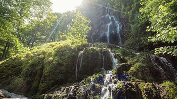 Uracher Wasserfall auf der Schwäbischen Alb