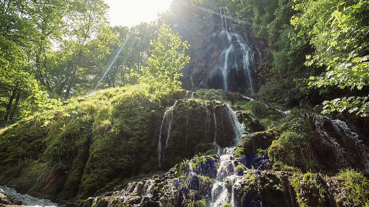 Uracher Wasserfall auf der Schwäbischen Alb