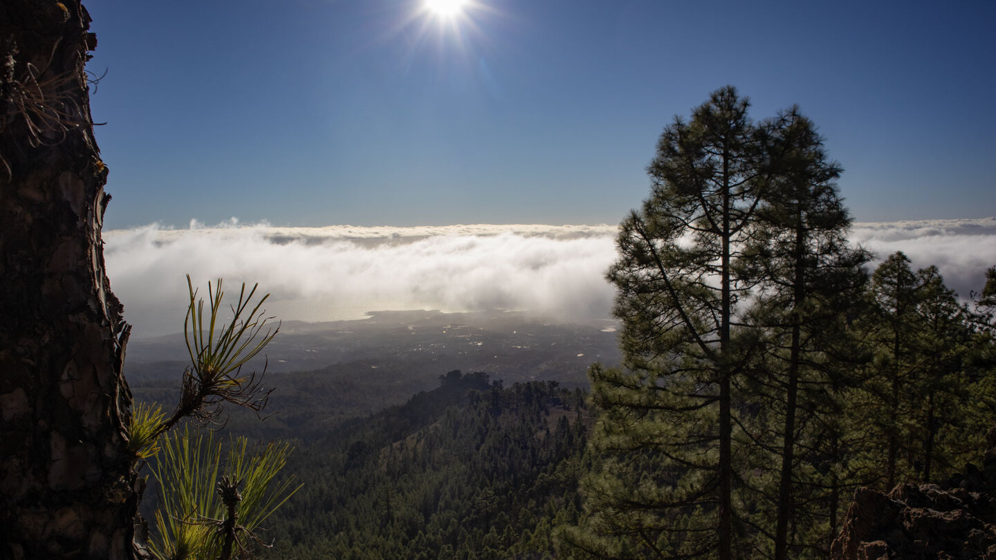 Blick von den Cumbres de Arico zur Küste Blick von den Cumbres de Arico zur Küste