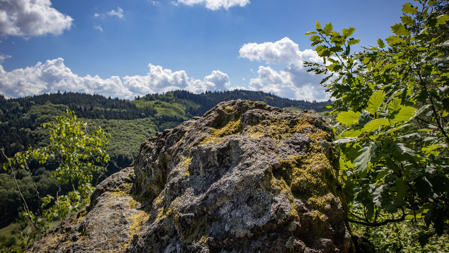 Panorama vom Spitzfelsen am Ottenhöfener Felsenweg