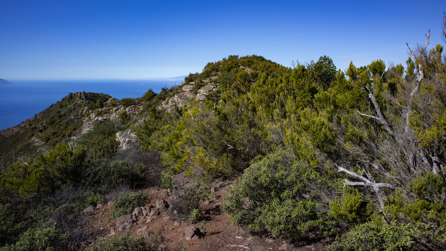 Ausblick vom Wanderweg über die Cumbre des Bolico