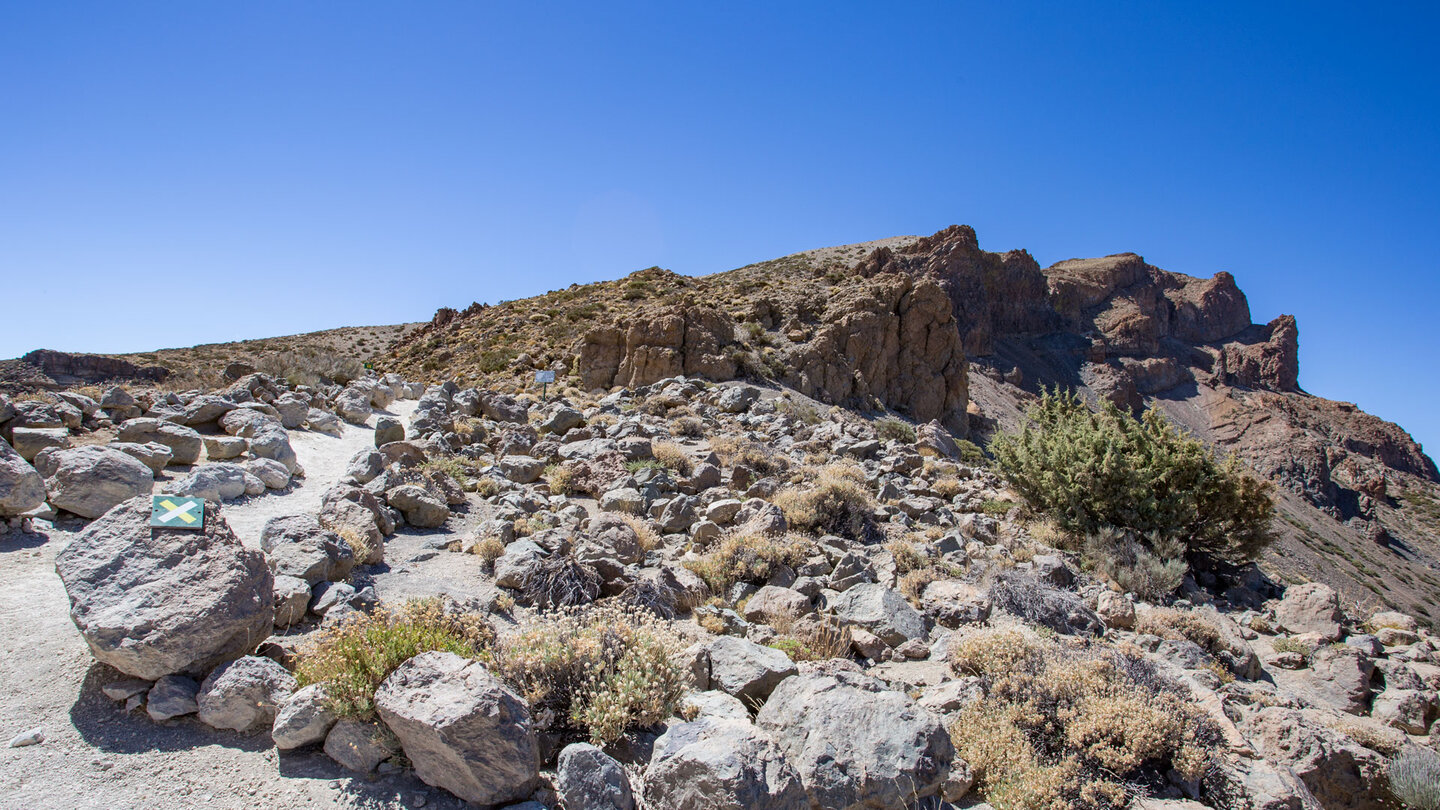 Wanderweg über die Passhöhe Degollada del Río