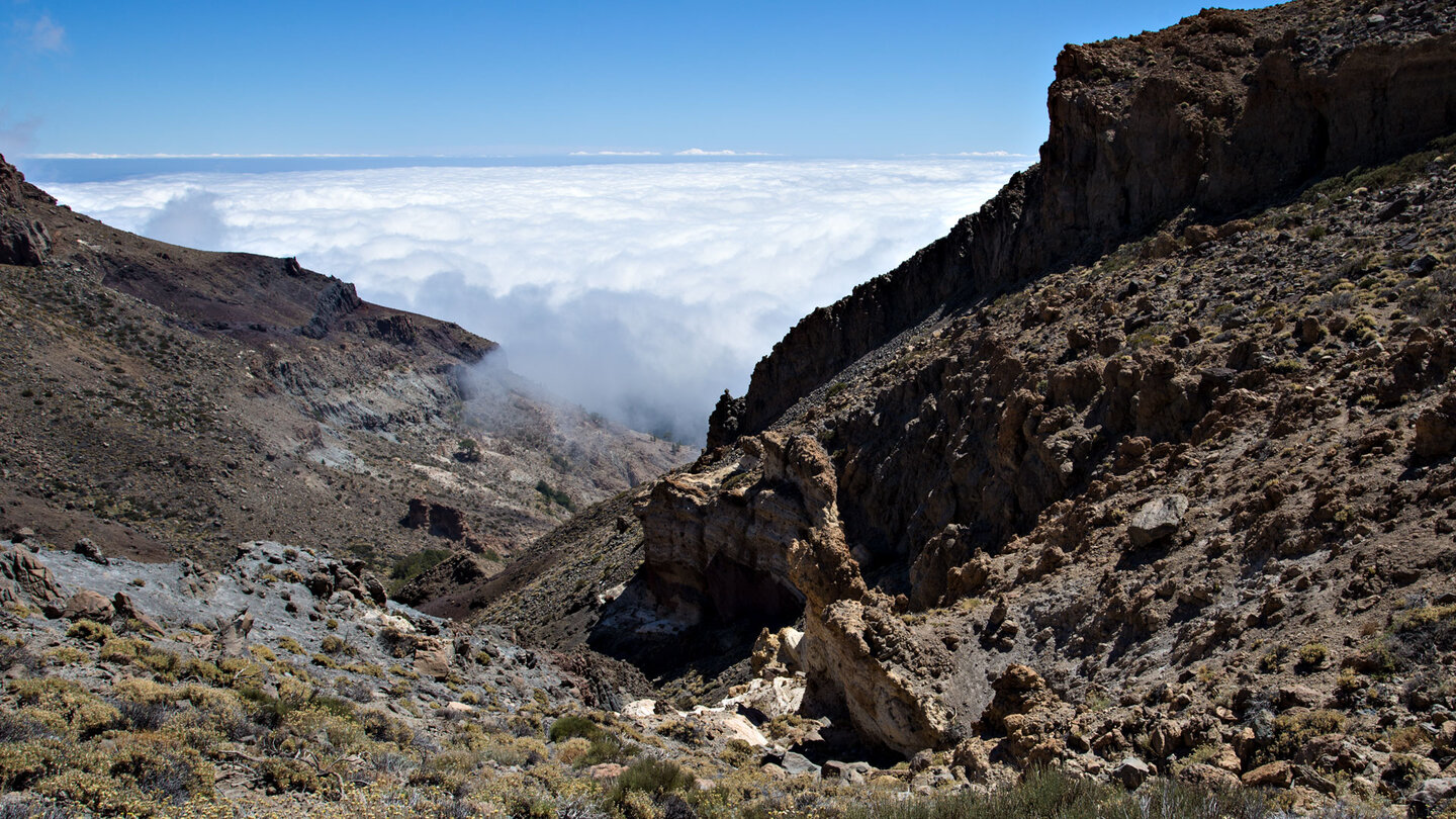 Wolkenmeer am Barranco del Río