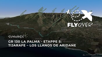 GR 130 auf La Palma – Etappe 5: Tijarafe – Los Llanos de Aridane – Flyover