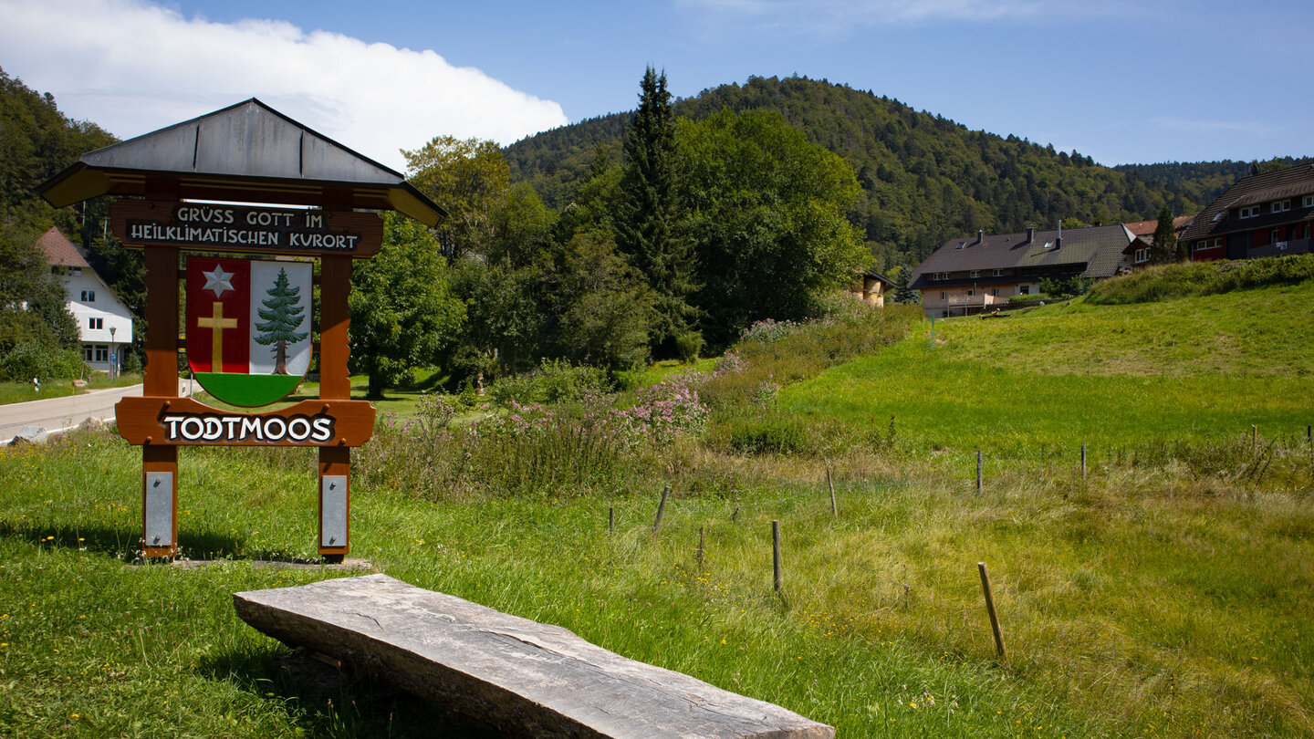 Ortseingang von Todtmoos