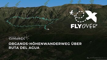 Spektakuläre Orgelfelsen: Der Órganos-Höhenweg an Teneriffas Steilhängen im 3D-Flyover
