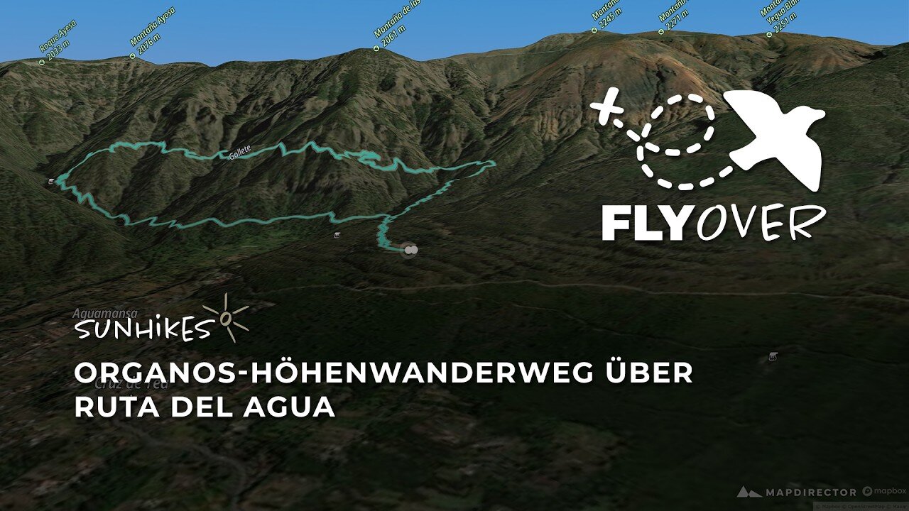 Spektakuläre Orgelfelsen: Der Órganos-Höhenweg an Teneriffas Steilhängen im 3D-Flyover
