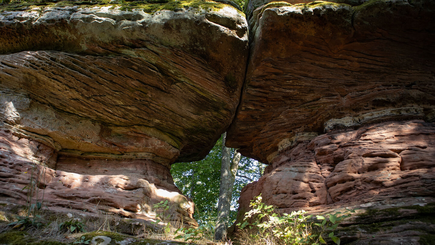 Fenster im Felsmassiv des Zigeunerfels