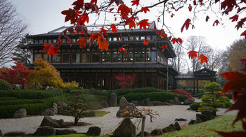 Pflanzenhaus im Japanischen Garten in Bad Langensalza