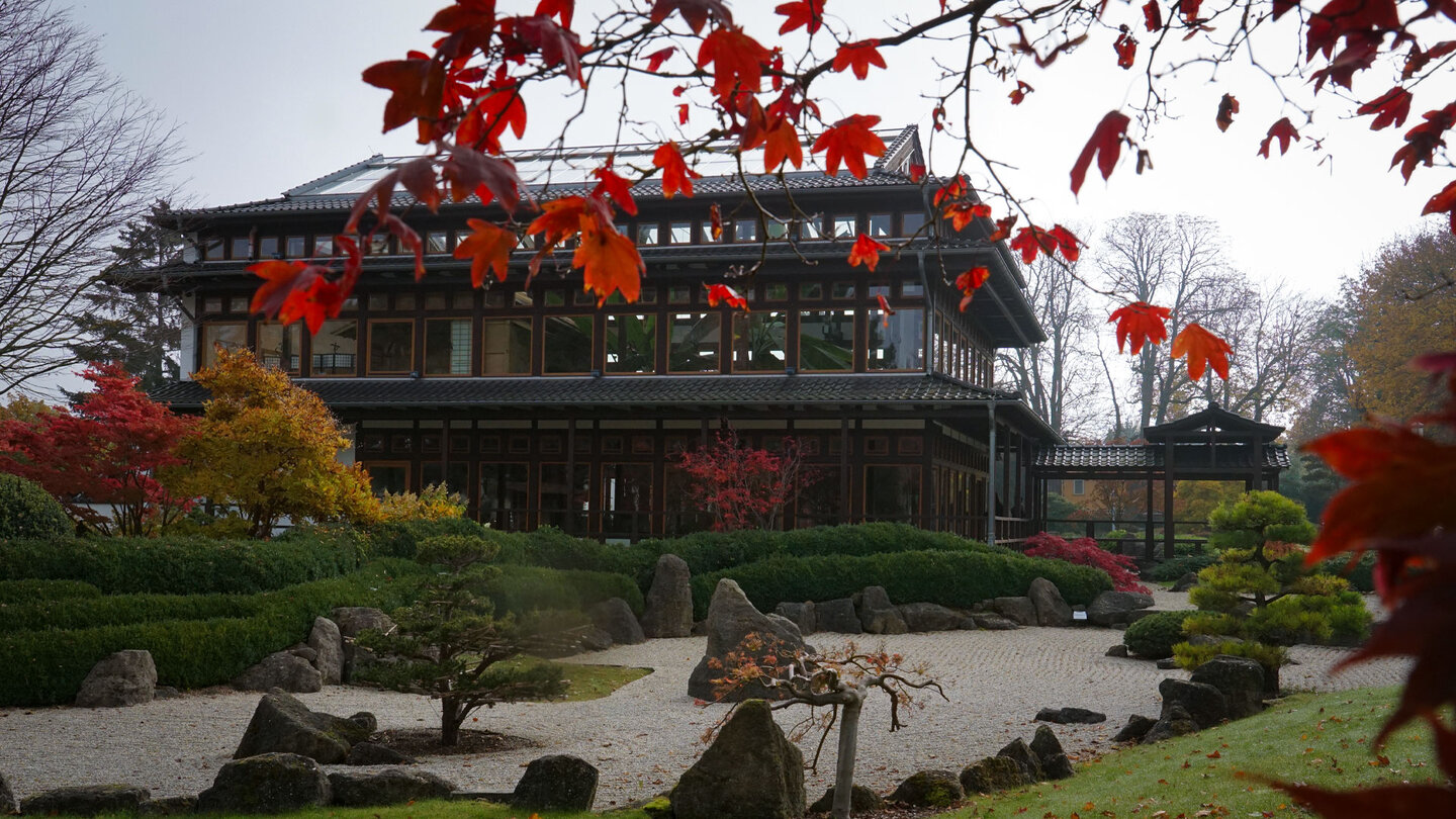 Pflanzenhaus im Japanischen Garten in Bad Langensalza