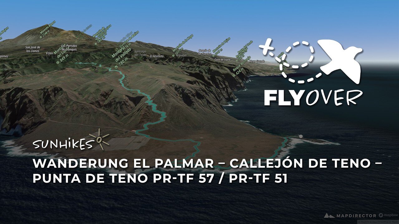 Spektakuläre Gratwanderung zum Meer: Das Teno-Abenteuer auf Teneriffa im packenden 3D-Flyover