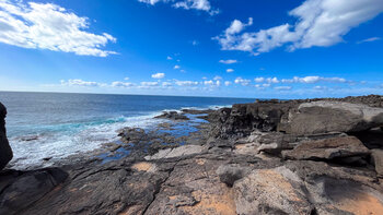 Küstenlandschaft bei den Naturpools Los Charcones auf Lanzarote