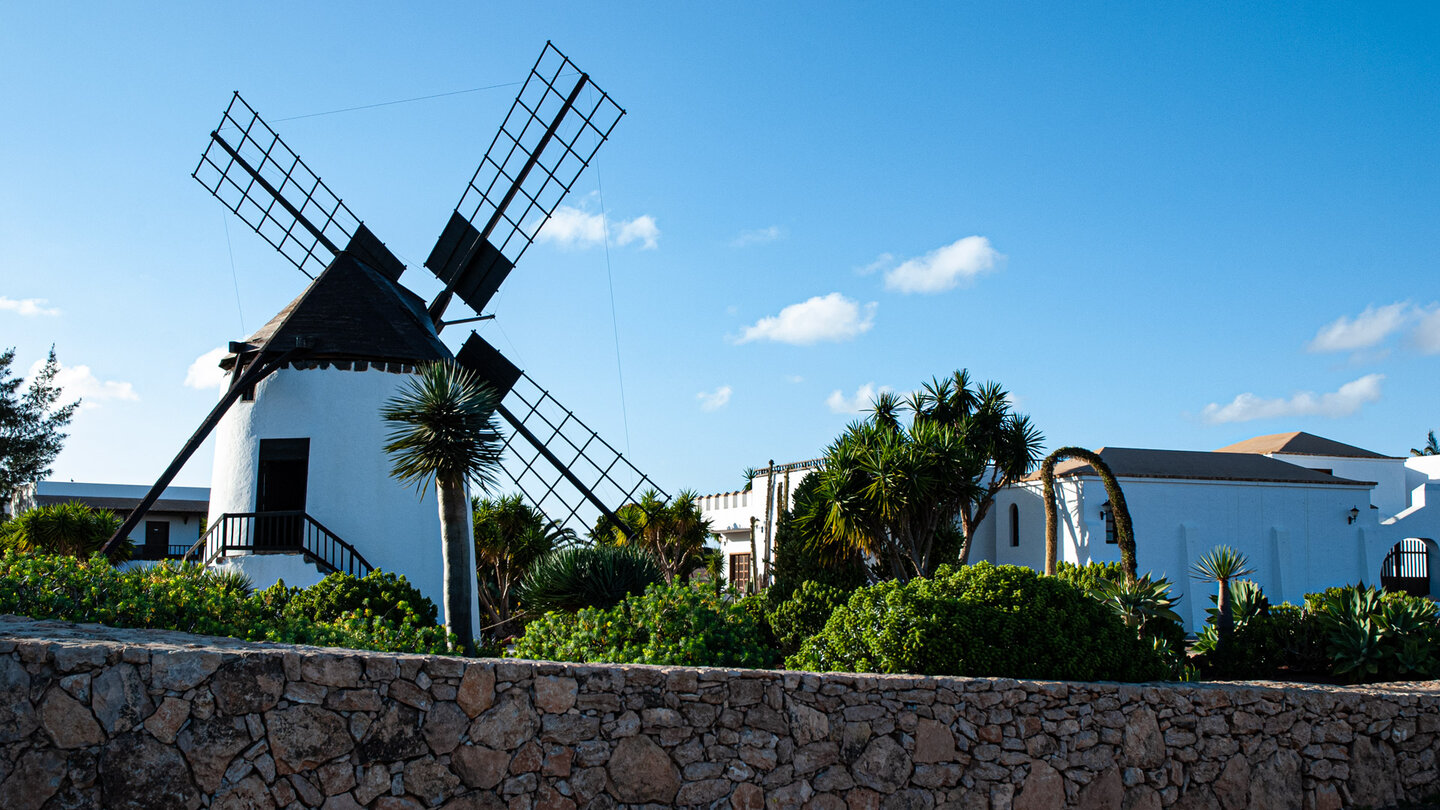 das Gelände des Museums Molino de Antigua auf Fuerteventura das Gelände des Museums Molino de Antigua auf Fuerteventura