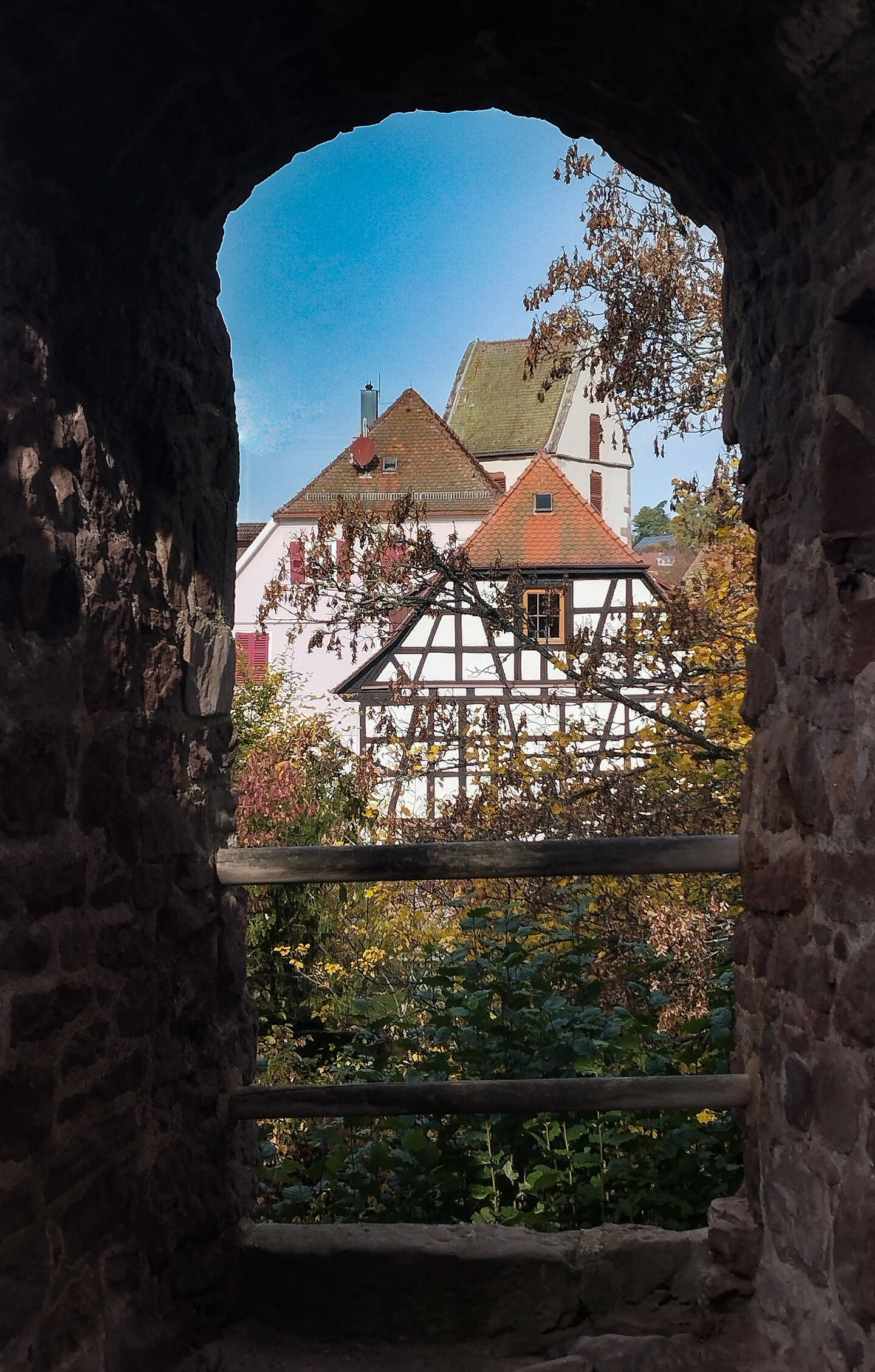 historische Gebäude in Zavelstein