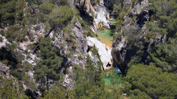 die Wasserbecken am Poza Central