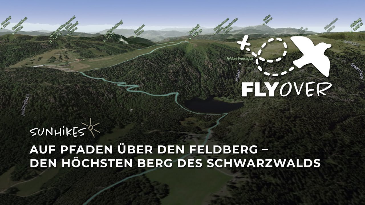 Feldberg Wanderung auf dem höchsten Berg im Schwarzwald – Flyover