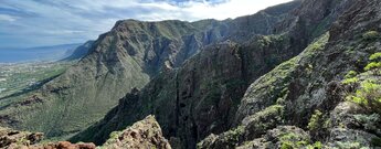 die Gebirgszüge des Teno-Massivs vom Risco-Steig