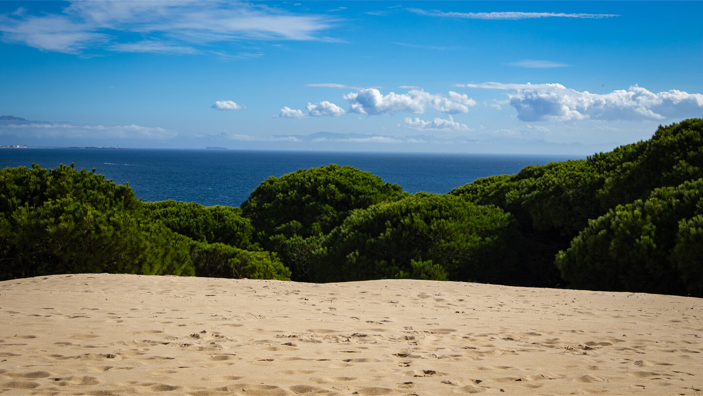 Wanderung führt die Duna de Valdevaqueros hinunter