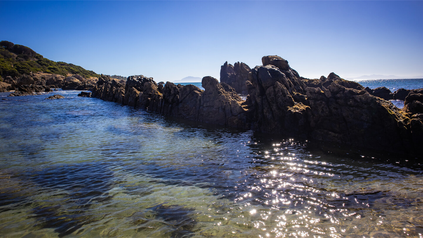 Meerwasserpools der Baños de Claudia