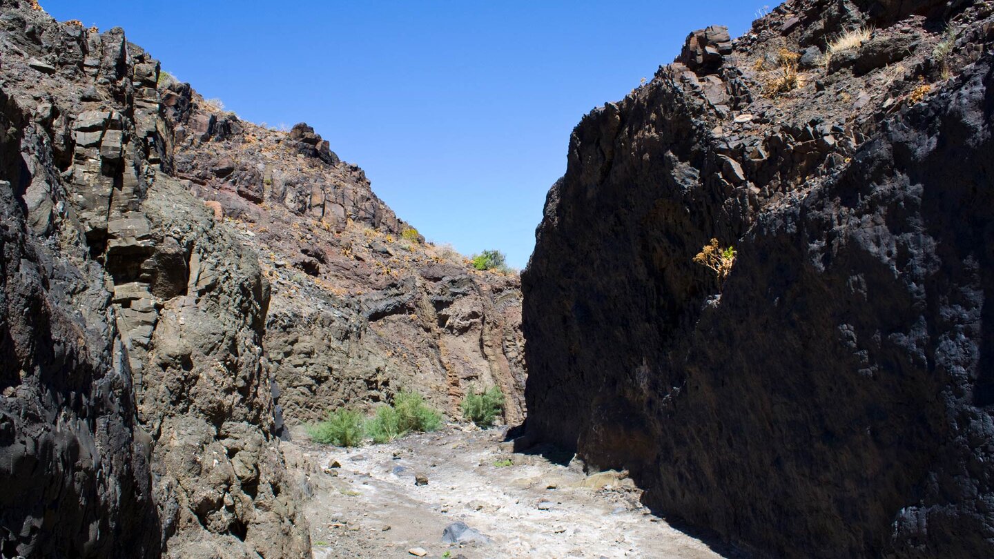 Barranco in Richtung Playa del Trigo