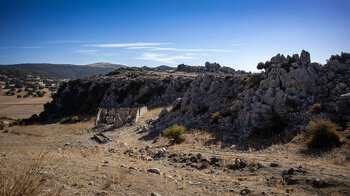 Ruinen auf der Hochebene von Cabra