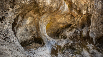 Auswaschungen in den Kalkfelsen der Las Chorreras