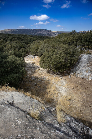Panorama von Las Chorreras über Sierra de Cabra