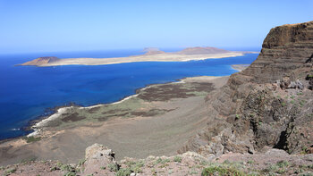 der Mirador de Guinate bietet einen großartigen Ausblick auf La Graciosa