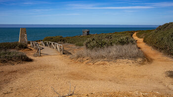 Vogelbeobachtungsstationbei Cabo Roche