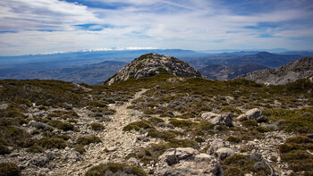 Bergpanorama am Abstieg vom Pico Mágina