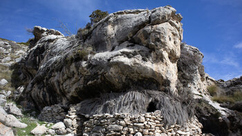 Chozas y corrales - die Hütten im Barranco del Buey