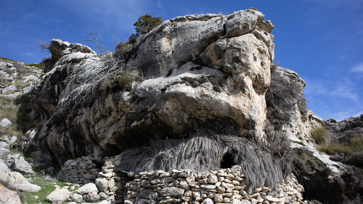 Chozas y corrales - die Hütten im Barranco del Buey Chozas y corrales - die Hütten im Barranco del Buey
