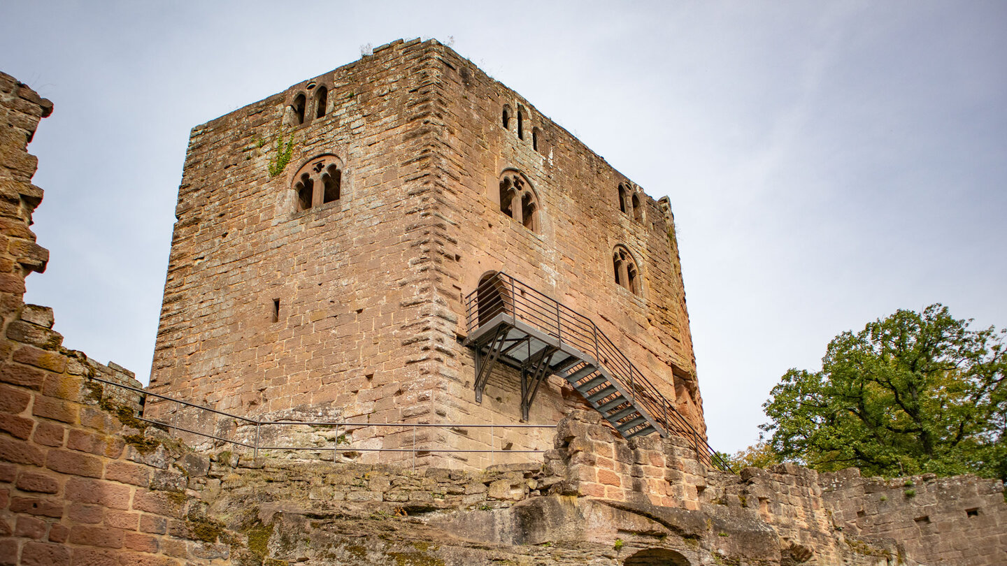 die Burgruine Château du Nouveau-Windstein