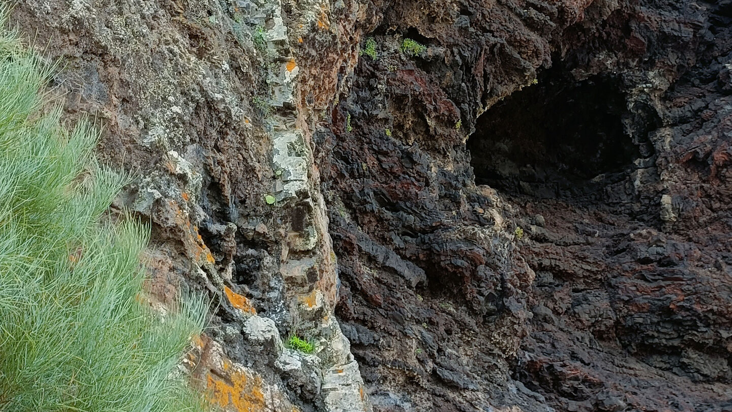 Höhlenformation auf der Teno-Wanderung