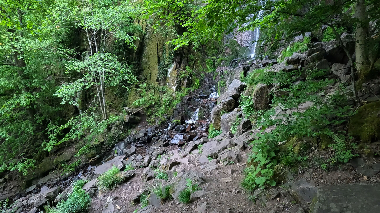 die Wanderung zum Nideck-Wasserfall