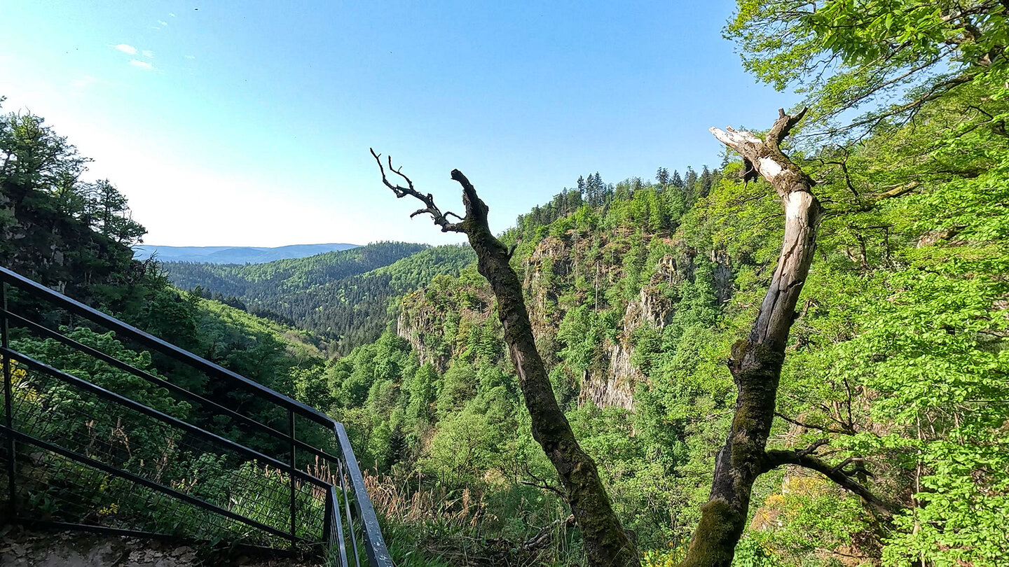 Aussichtspunkt beim Wasserfall Cascade du Nideck