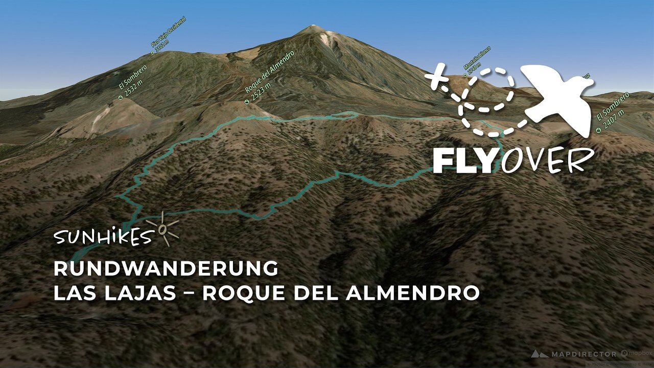 Flyover Video Teneriffa: Gipfelabenteuer am Roque del Almendro – Die steile Kraterrand-Runde