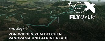 Rundwanderung vom Schwarzwalddorf Wieden auf den Belchen – Flyover