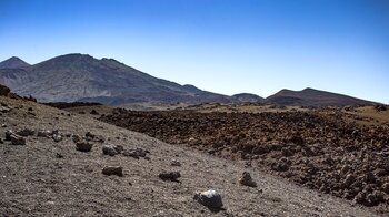 Ausblick die Cuevas Negras vor dem Pico Viejo